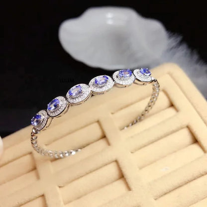 Bracelet en tanzanite