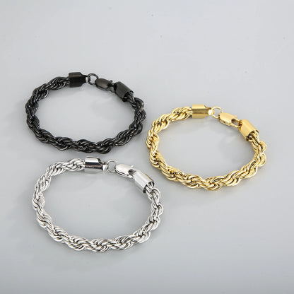 Rope chain bracelet