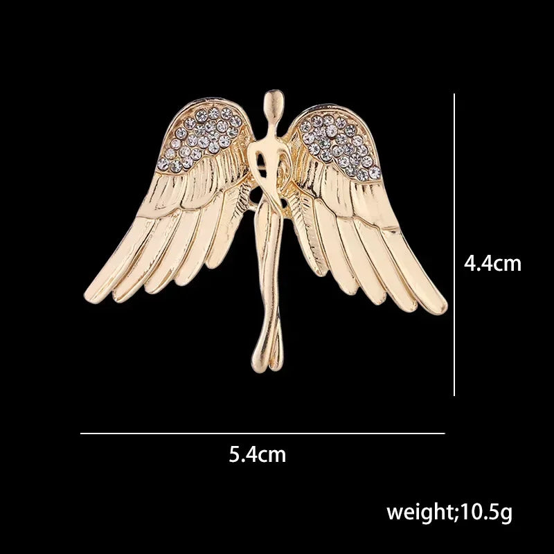 Angel brooch pin