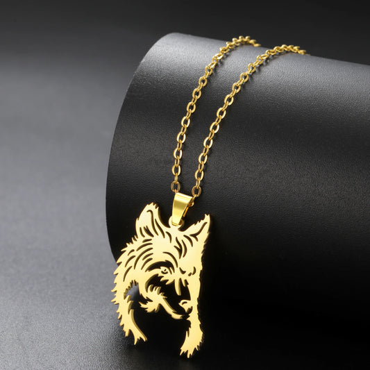 Necklace wolf