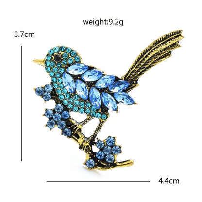 Vintage bird brooch