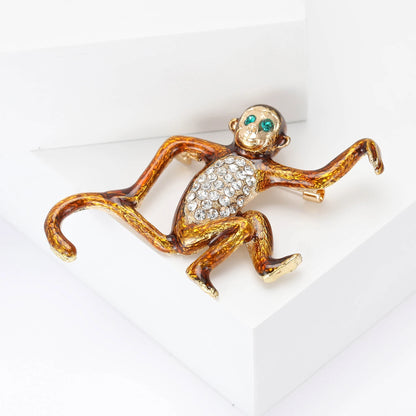 Monkey brooch