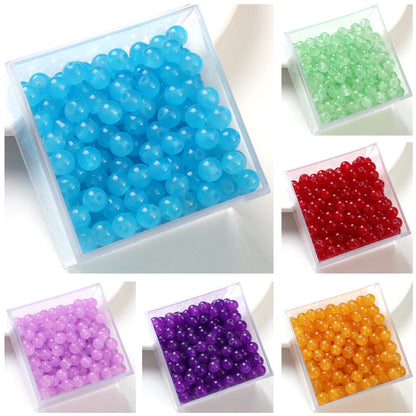 Round glass beads