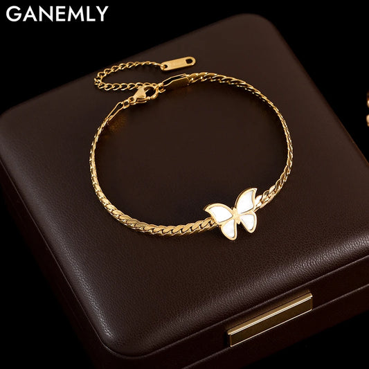 Bracelet butterfly gold