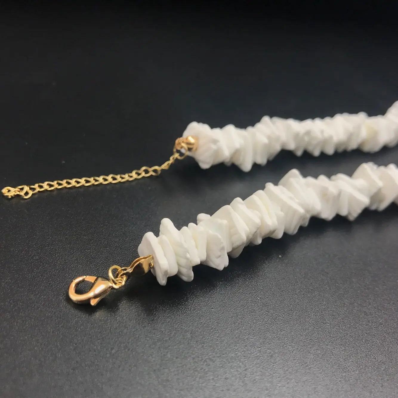 Men's puka shell necklace