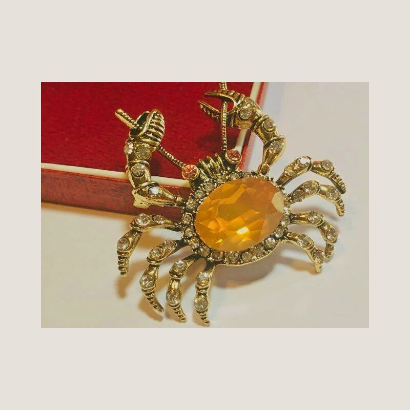 Yellow brooch