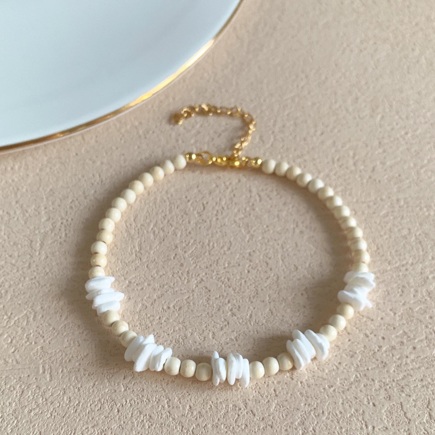 Puka shell bracelet