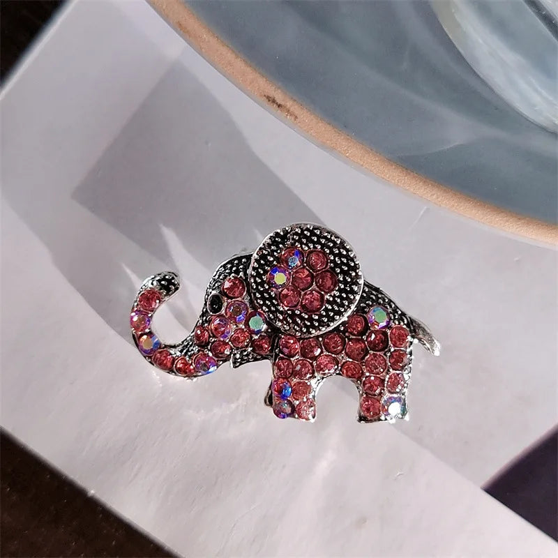 Vintage elephant brooch