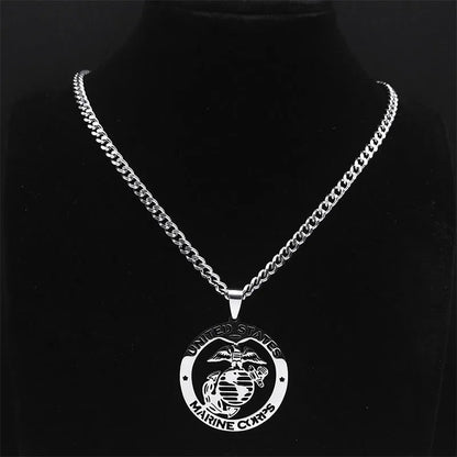 Marine corps necklace