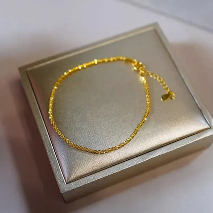 Gold bracelet chain women's