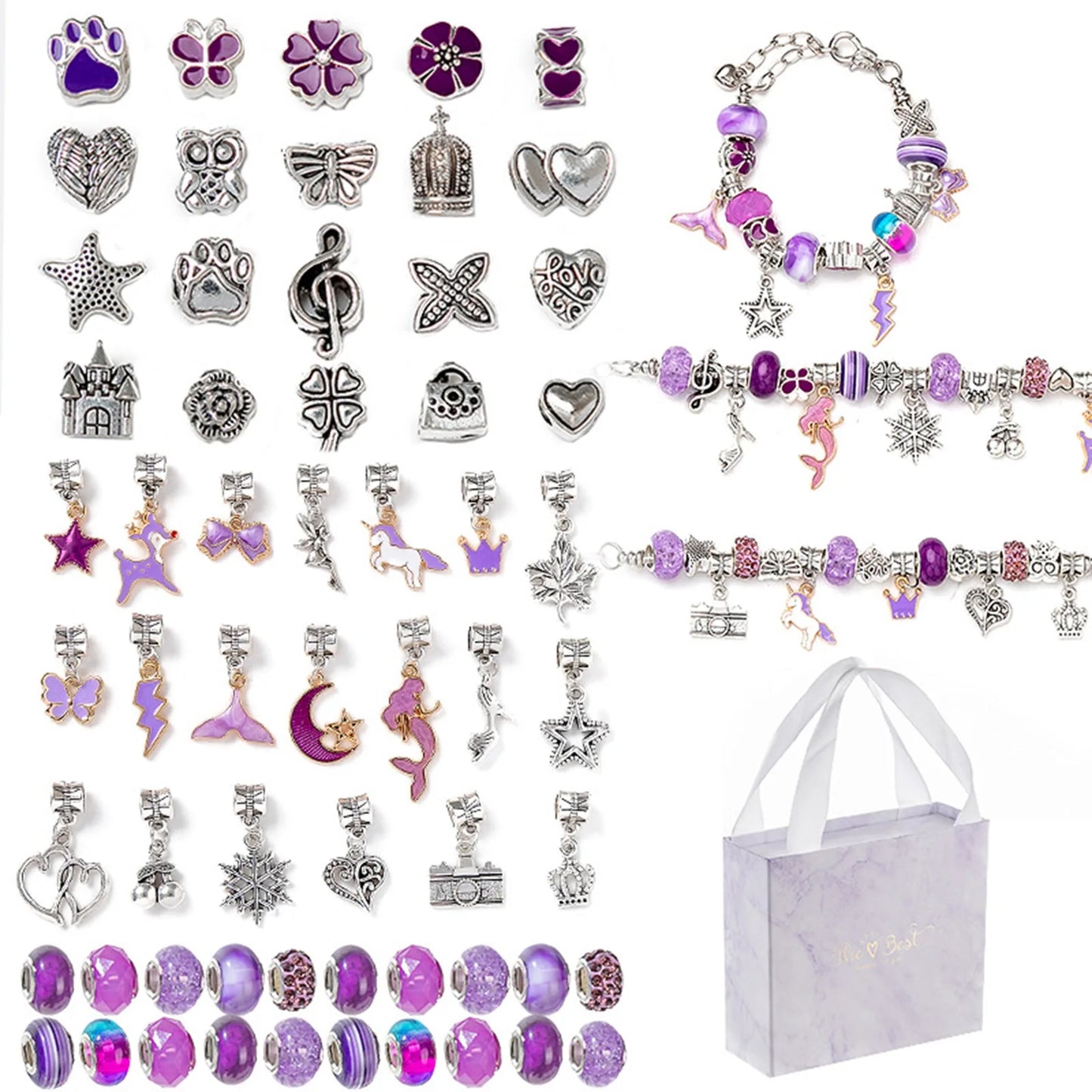 Charm bracelet making kit