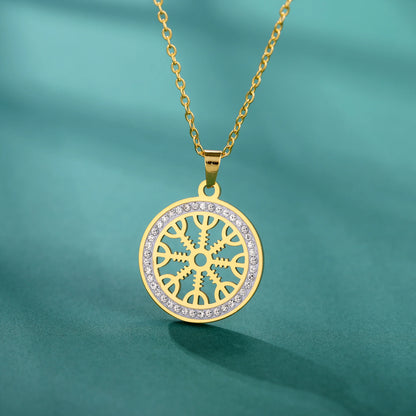 compass necklace for women