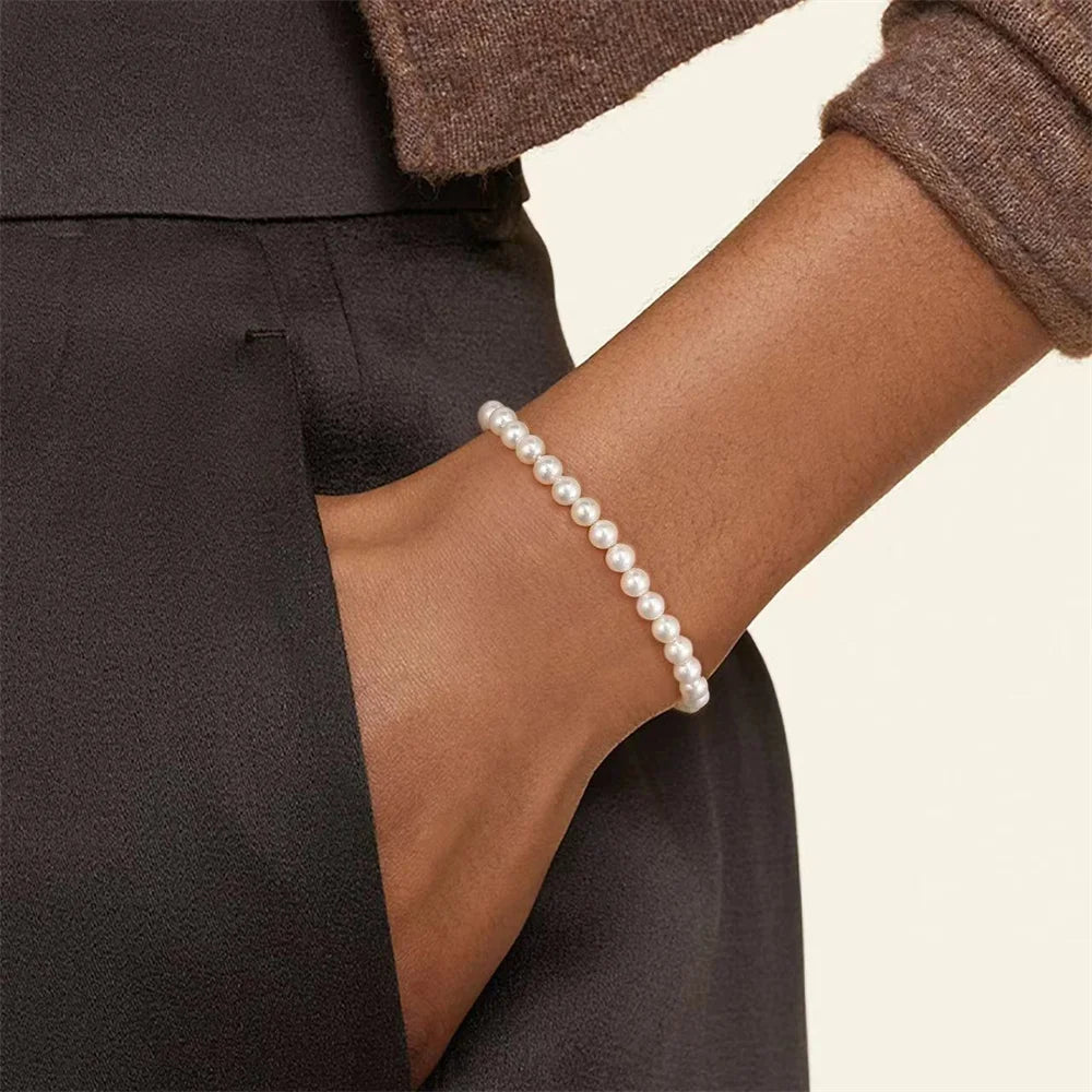 Pearl bracelet men