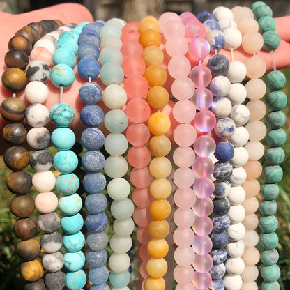 Gemstone beads for jewelry making