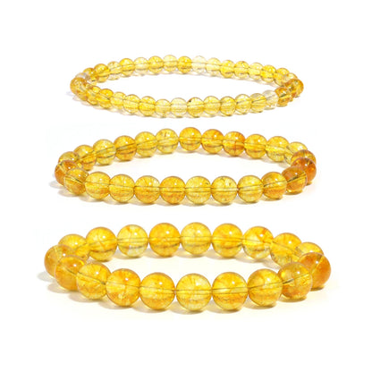 Citrine crystal bracelet