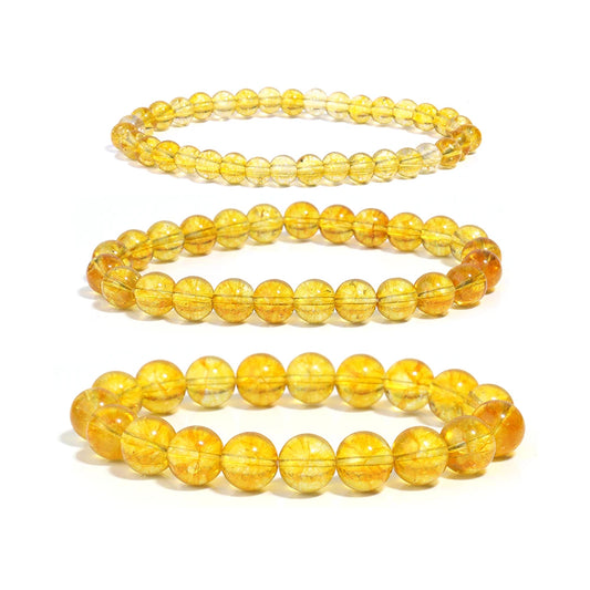 Citrine crystal bracelet