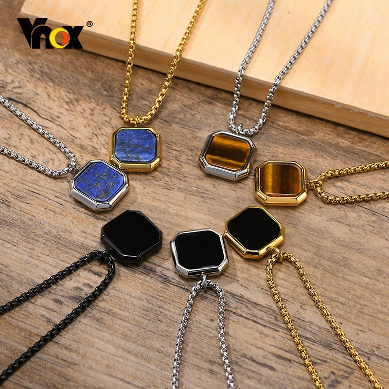 Square pendant necklace