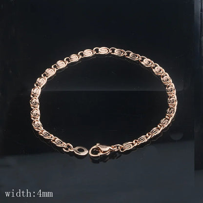 Rose gold bracelet for women