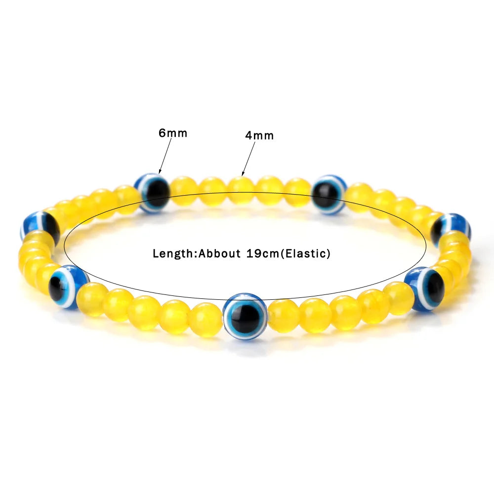 Evil eye beaded bracelet