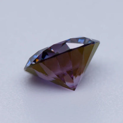 Purple moissanite