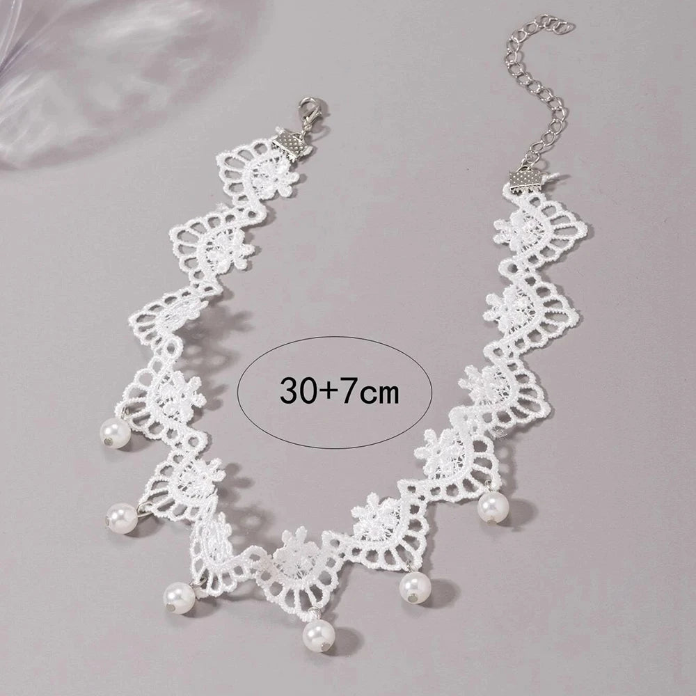 Bridal choker necklace