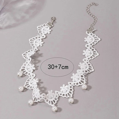 Bridal choker necklace