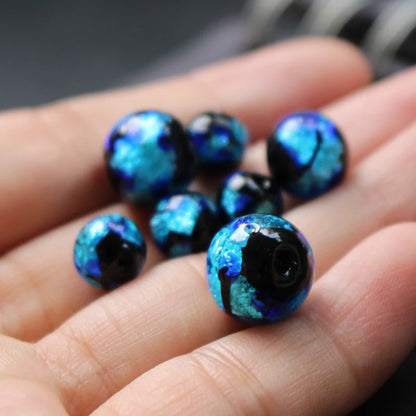 Firefly glass beads