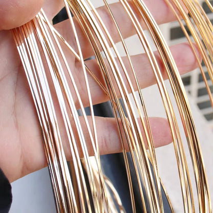 Gold wire for making jewelry