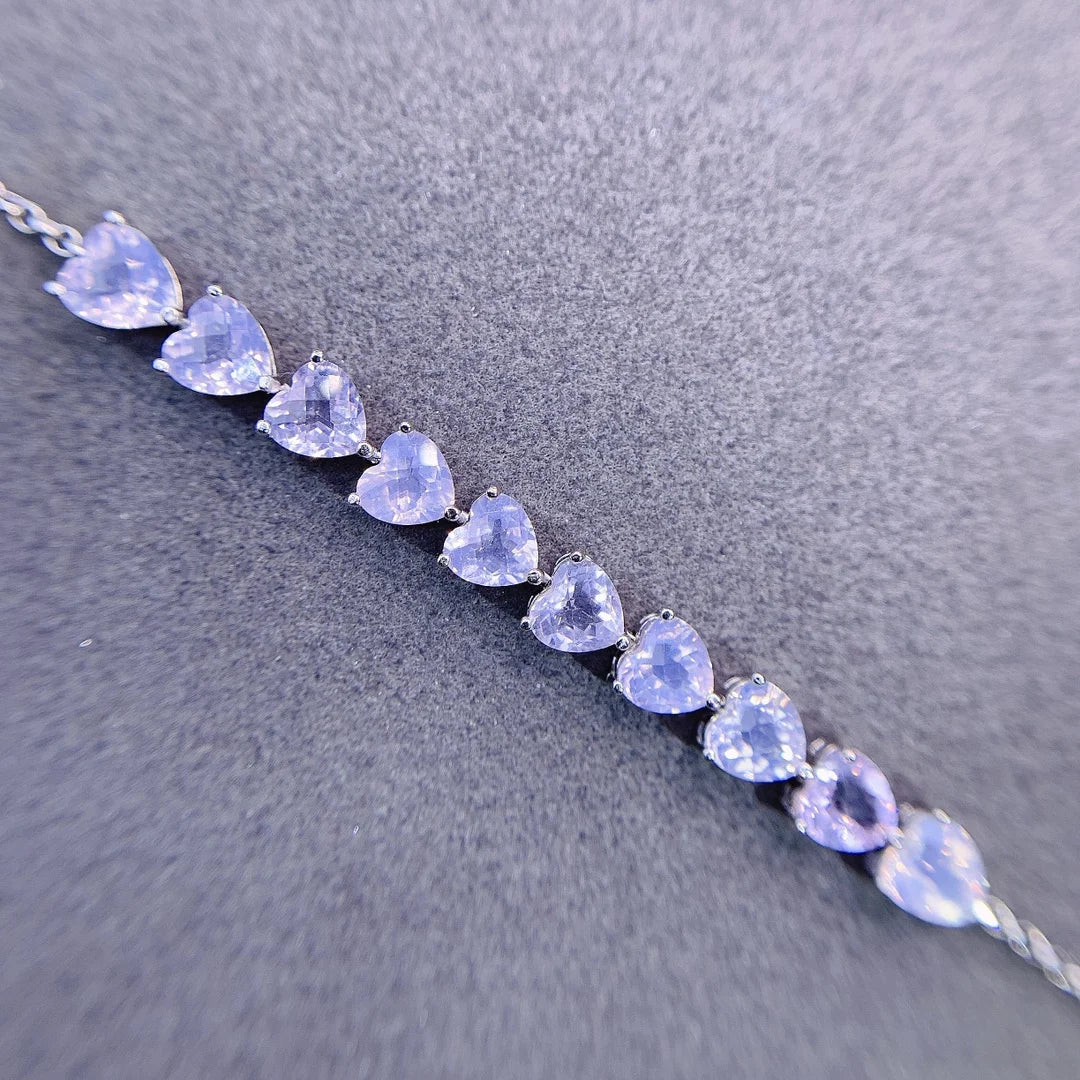 Amethyst tennis bracelet