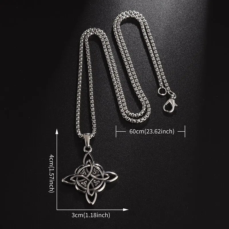 Witches knot necklace