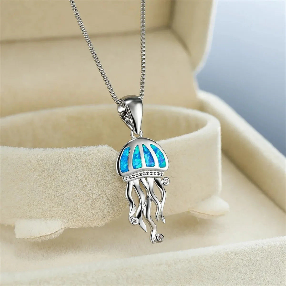 Jellyfish necklace