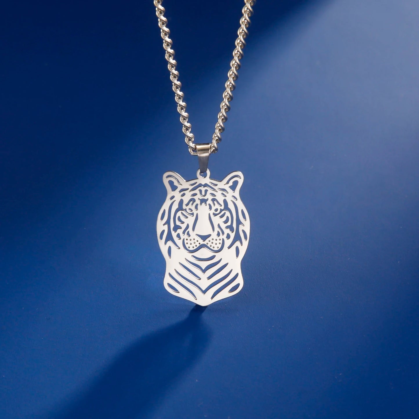 Gold tiger pendant