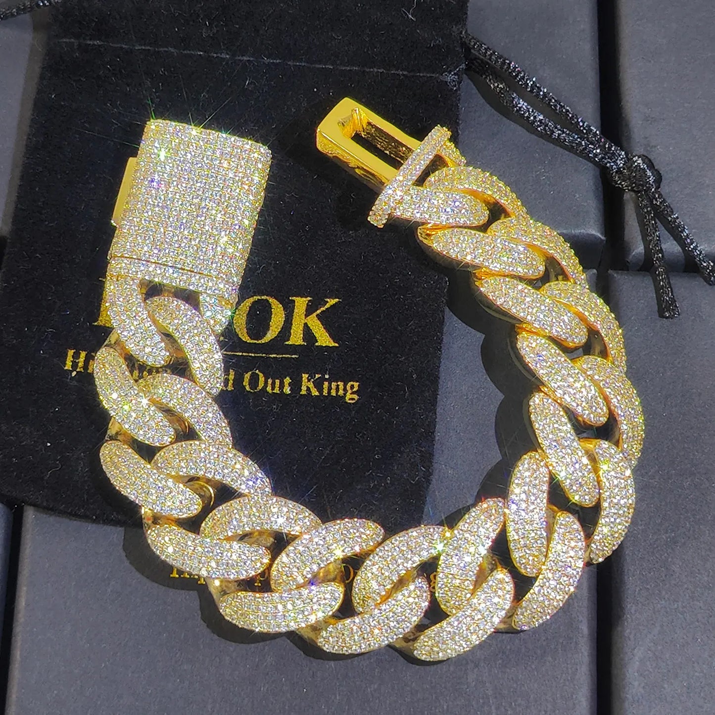 Iced out bracelet