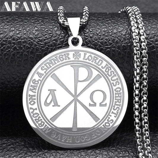 Chi rho necklace