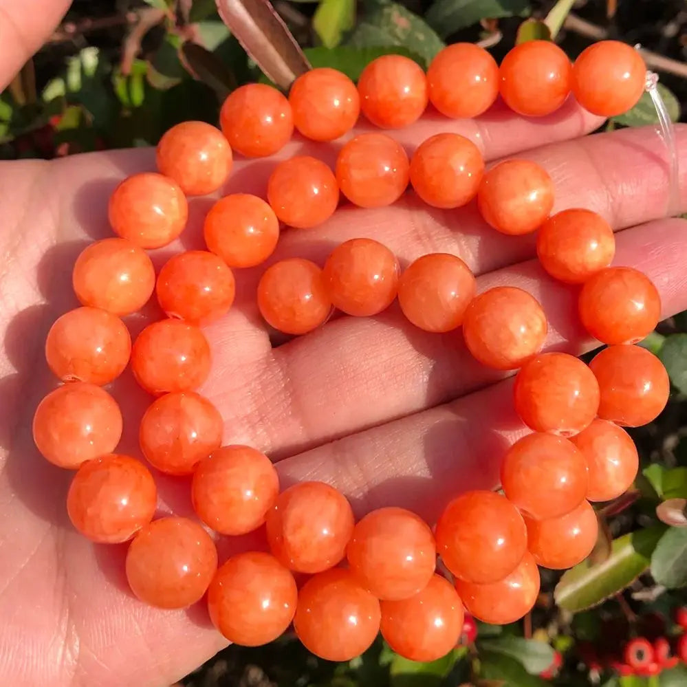 Orange beads