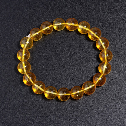 Citrine crystal bracelet