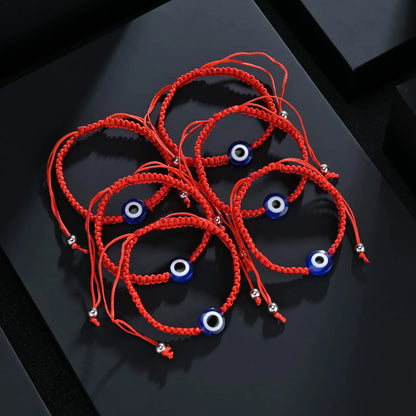 Red string evil eye bracelet