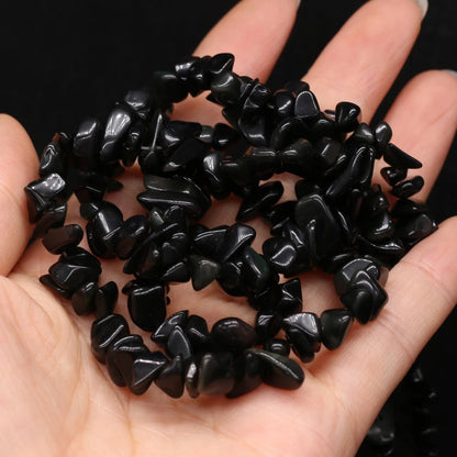 Black tourmaline beads