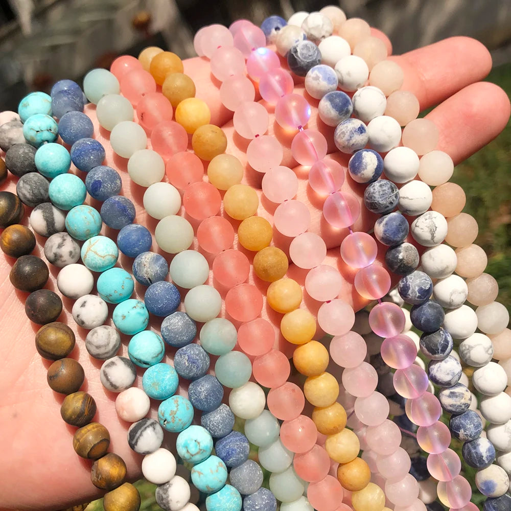 Gemstone beads for jewelry making