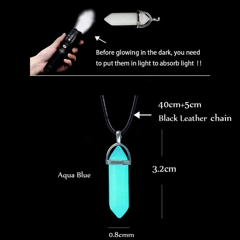 Glow in the dark necklace