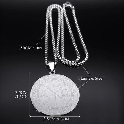 Chi rho necklace