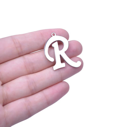 Letter r necklace