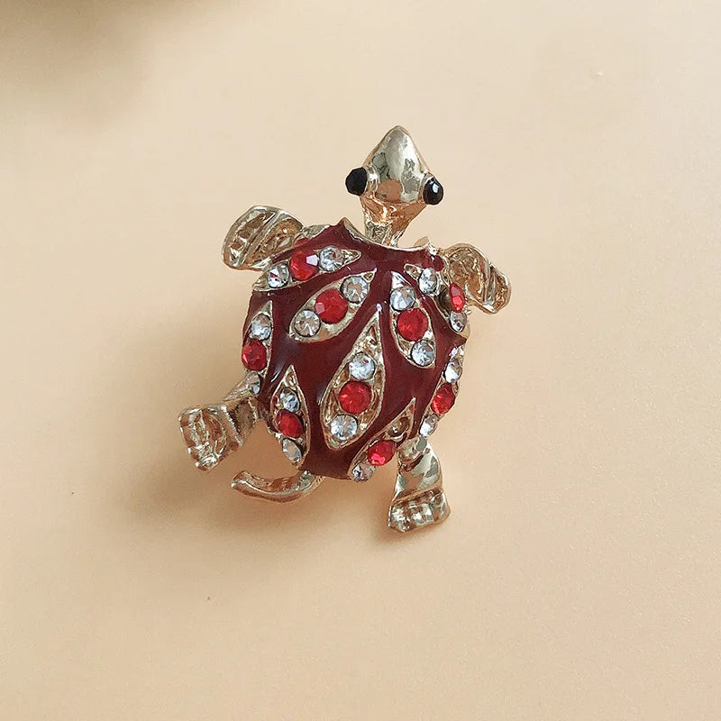 Vintage turtle brooch