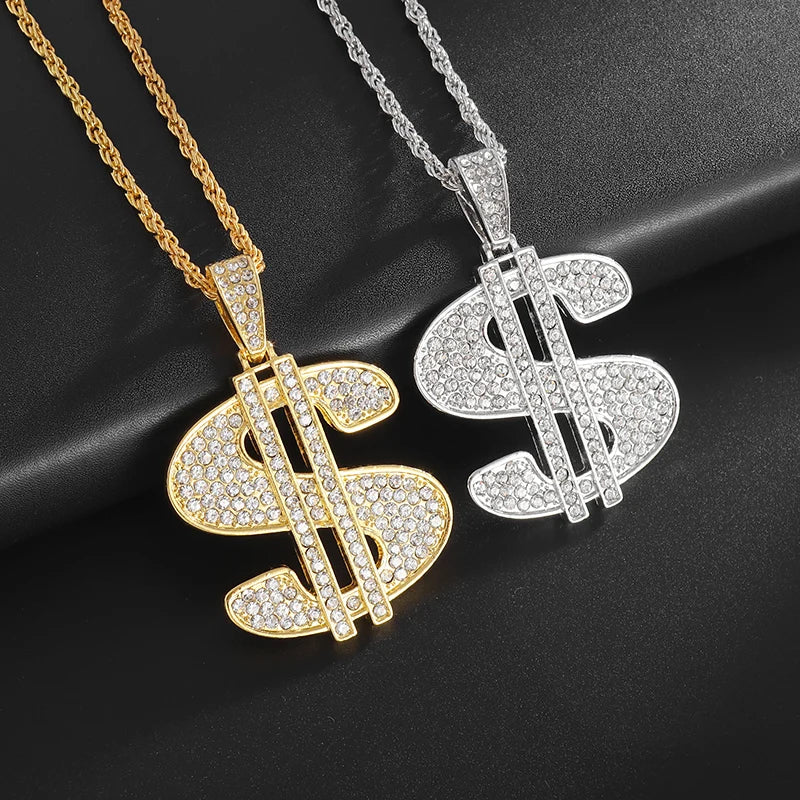 Dollar sign necklace