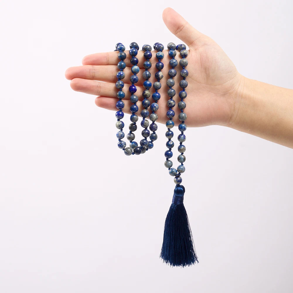 Lapis lazuli bead necklace