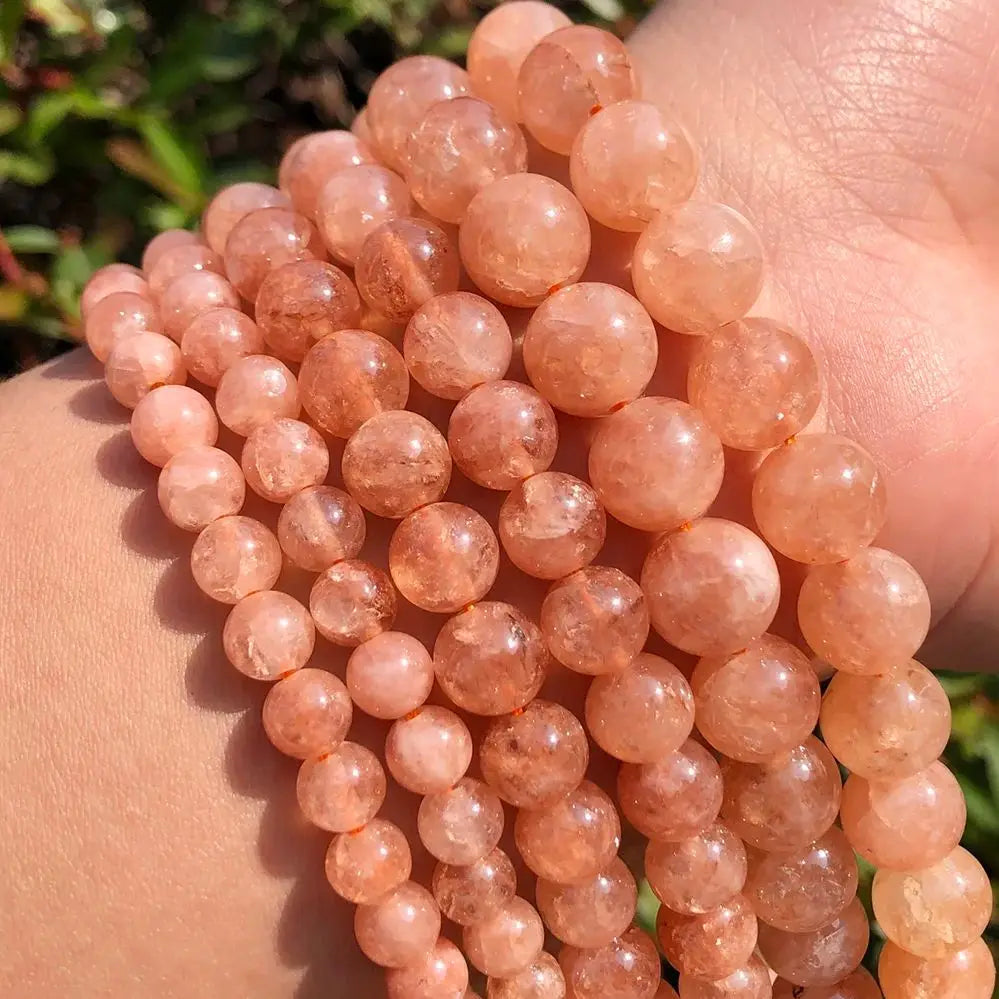 Sunstone beads