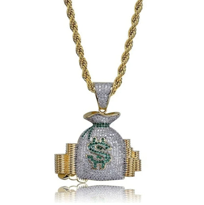 Money bag pendant