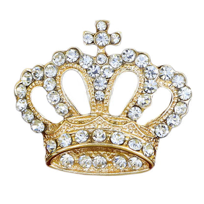 Crown brooch