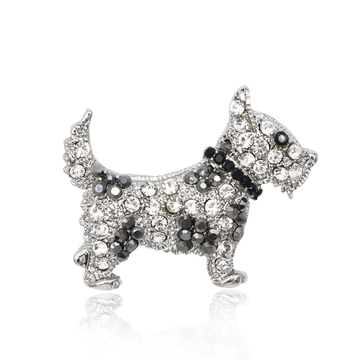 Vintage dog brooch