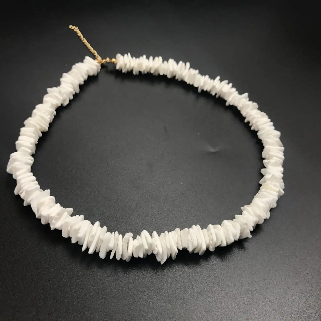 Men's puka shell necklace